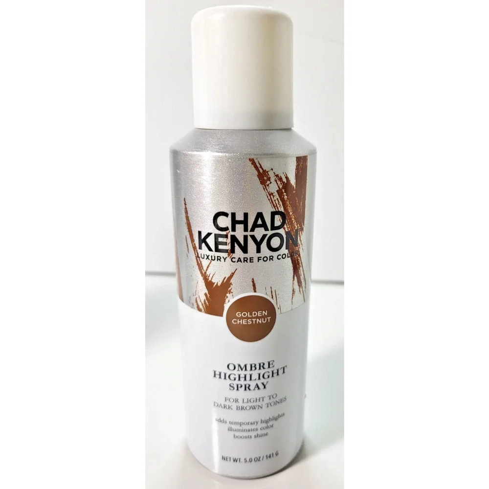 2 Chad Kenyon Golden Chestnut Ombre Highlight Spray Temporary Color Hair